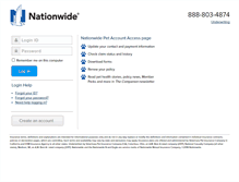 Tablet Screenshot of my.petinsurance.com